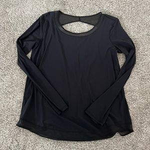 Lululemon mix & mesh long sleeve